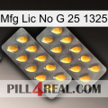 Mfg Lic No G 25 1325 cialis2